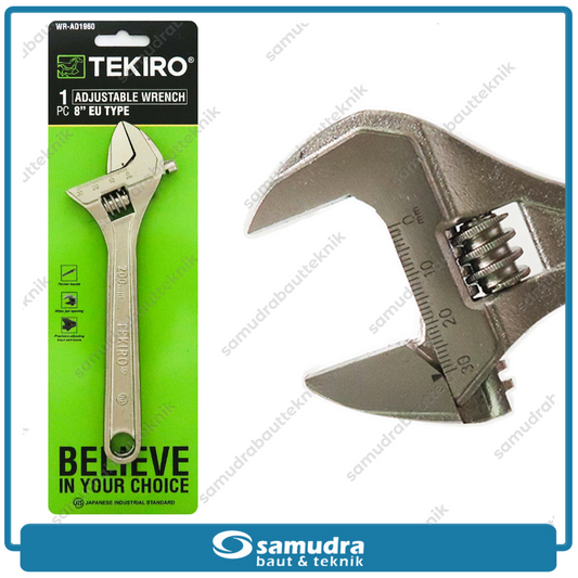 TEKIRO WR-AD1960 Kunci Bago 8" New Tipe EU / Kunci Inggris