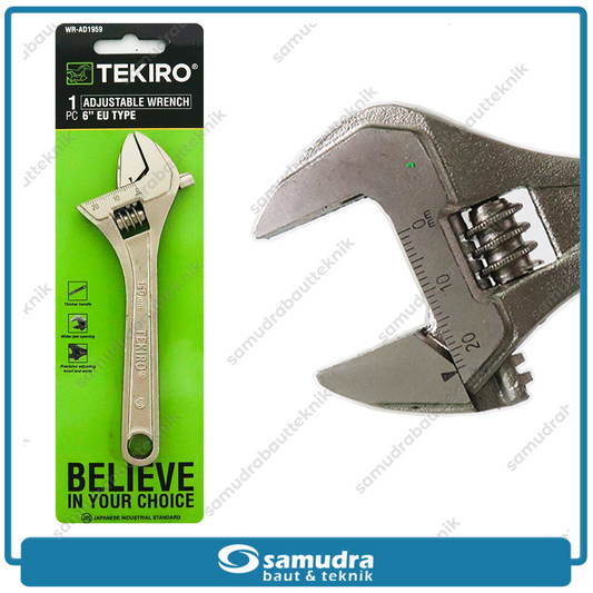 TEKIRO WR-AD1959 Kunci Bago 6" New Tipe EU / Kunci Inggris