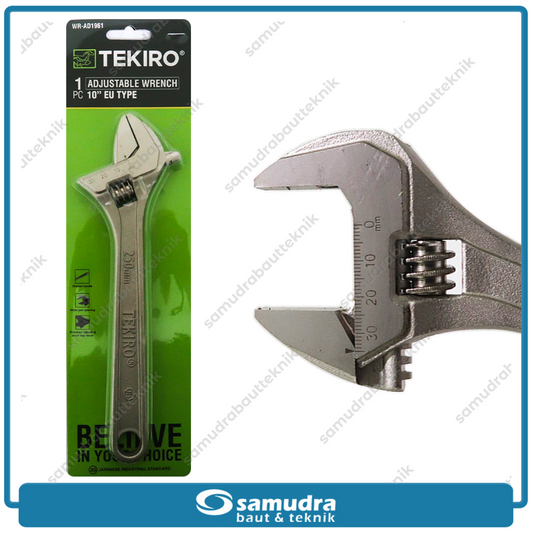 TEKIRO WR-AD1961 Kunci Bago 10" New Tipe EU / Kunci Inggris