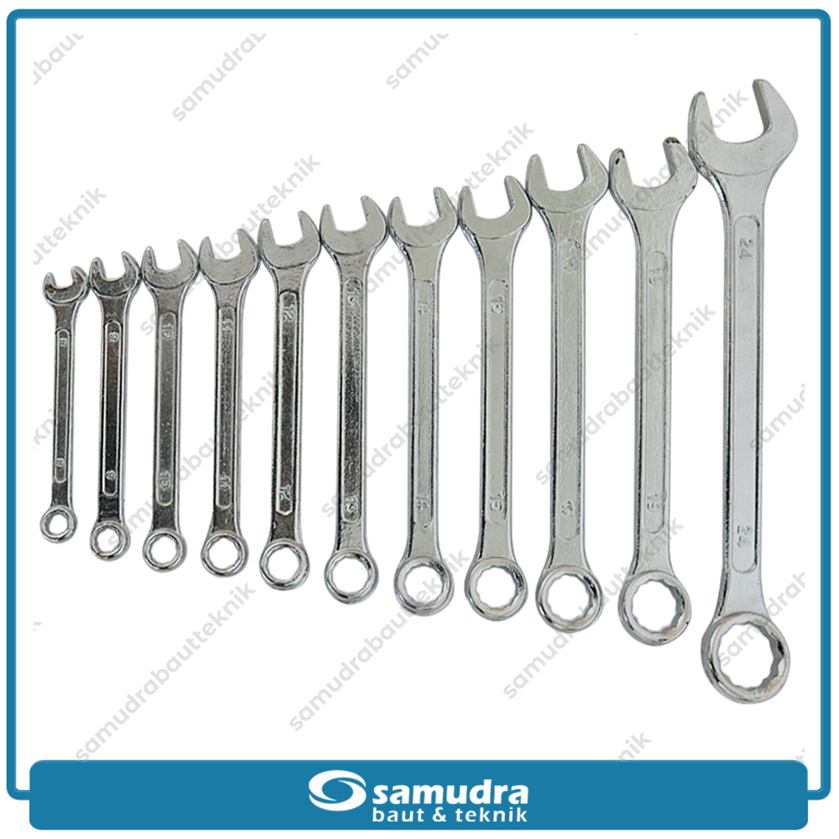 DIAMOND-GC Kunci Ring Pas Set 11 pcs (8-24 mm)