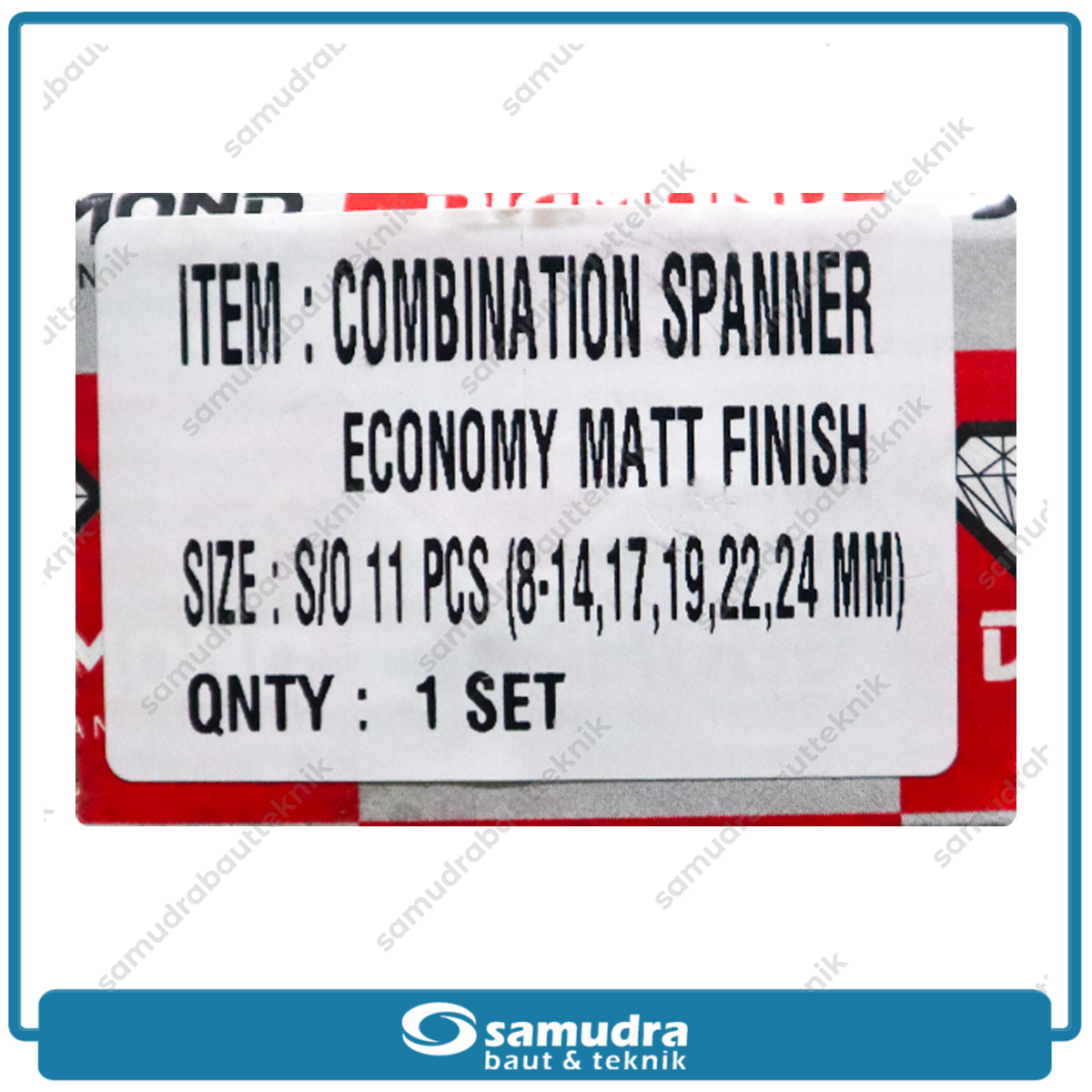 DIAMOND-GC Kunci Ring Pas Set 11 pcs (8-24 mm)