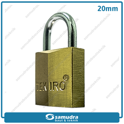 TEKIRO GT-PL2036 Gembok Kuningan 20 mm