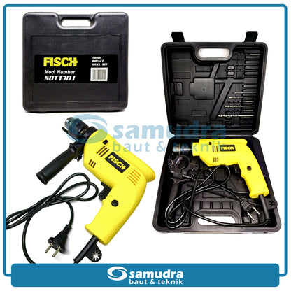 FISCH SDT1301 Mesin Bor Beton Listrik 13 mm Aksesoris Set