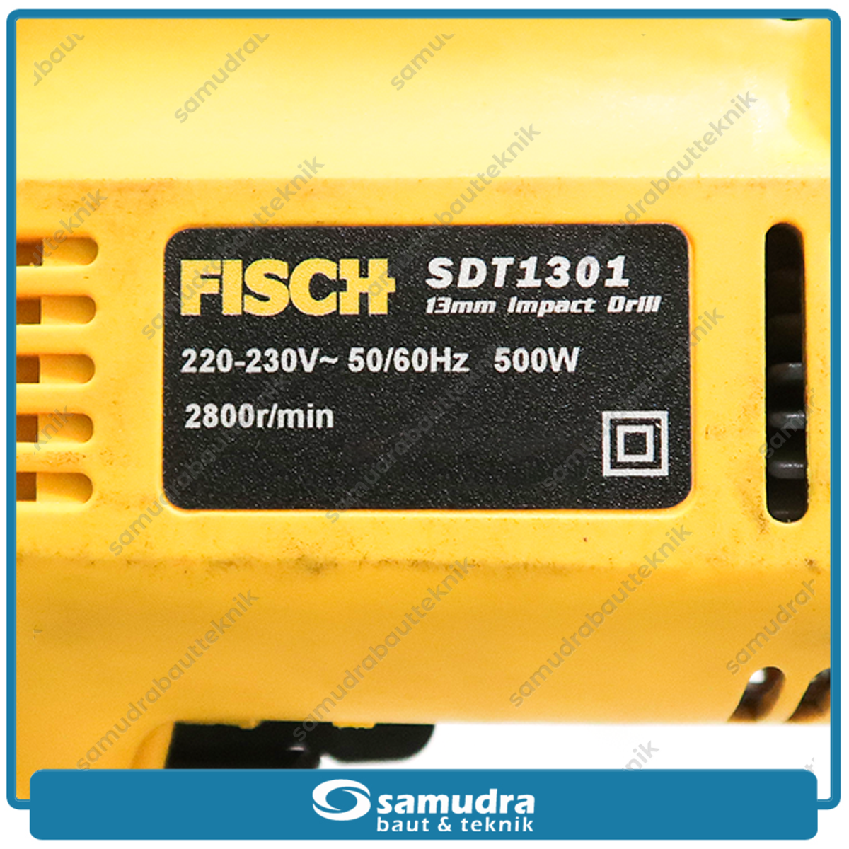 FISCH SDT1301 Mesin Bor Beton Listrik 13 mm Aksesoris Set