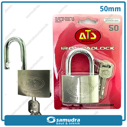 ATS Gembok 50 mm Short / Gembok Besi Leher Pendek