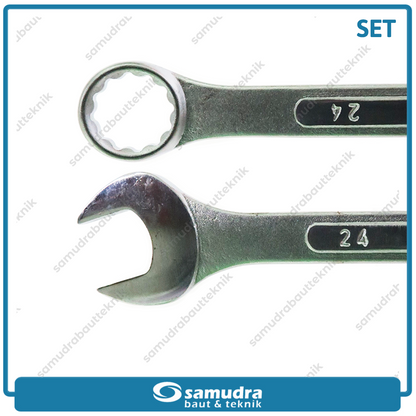 KENMASTER KCRP-191 Kunci Ring Pas Set 11 pcs (8-24 mm)