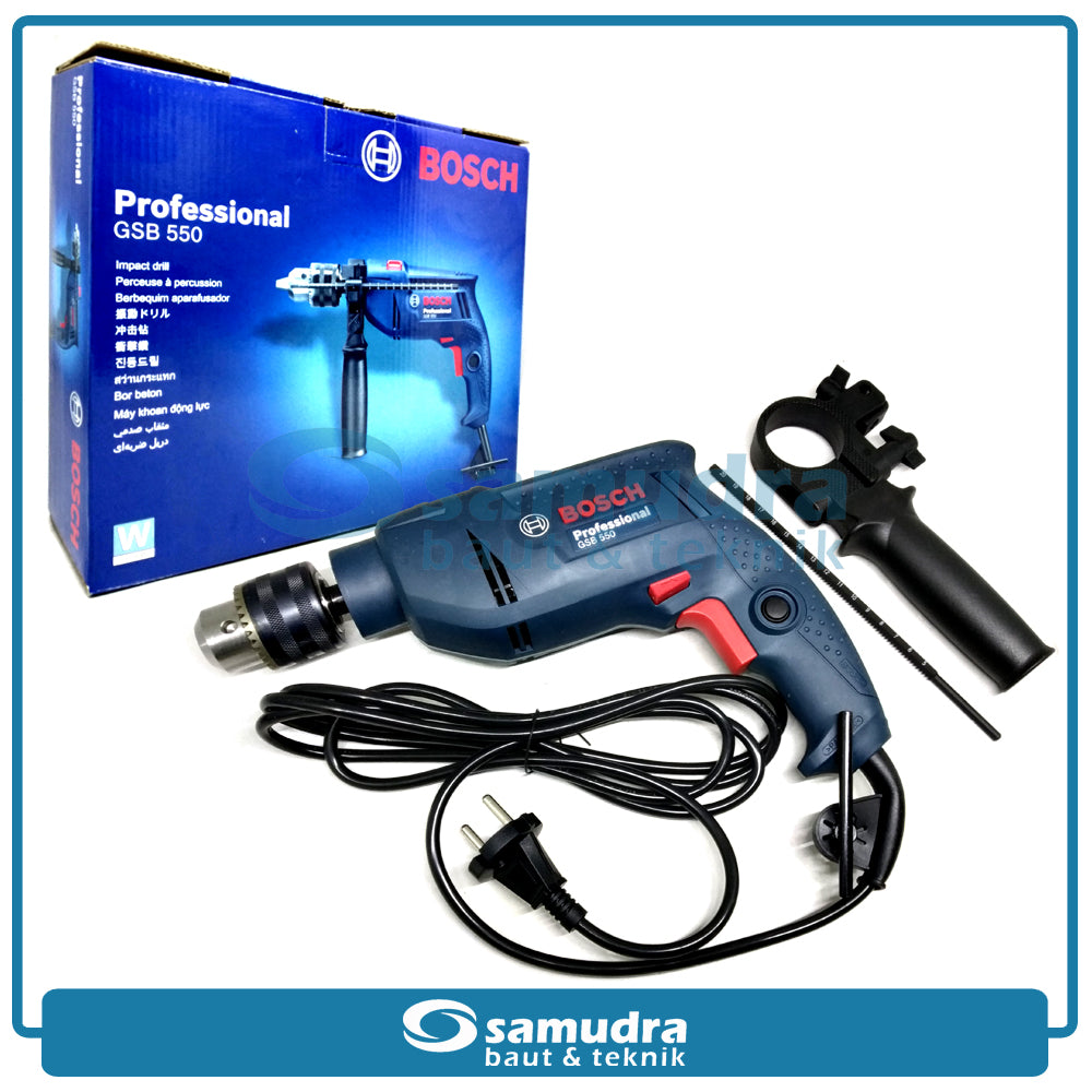 BOSCH GSB550 Mesin Bor Beton Listrik 13 mm / Impact Drill