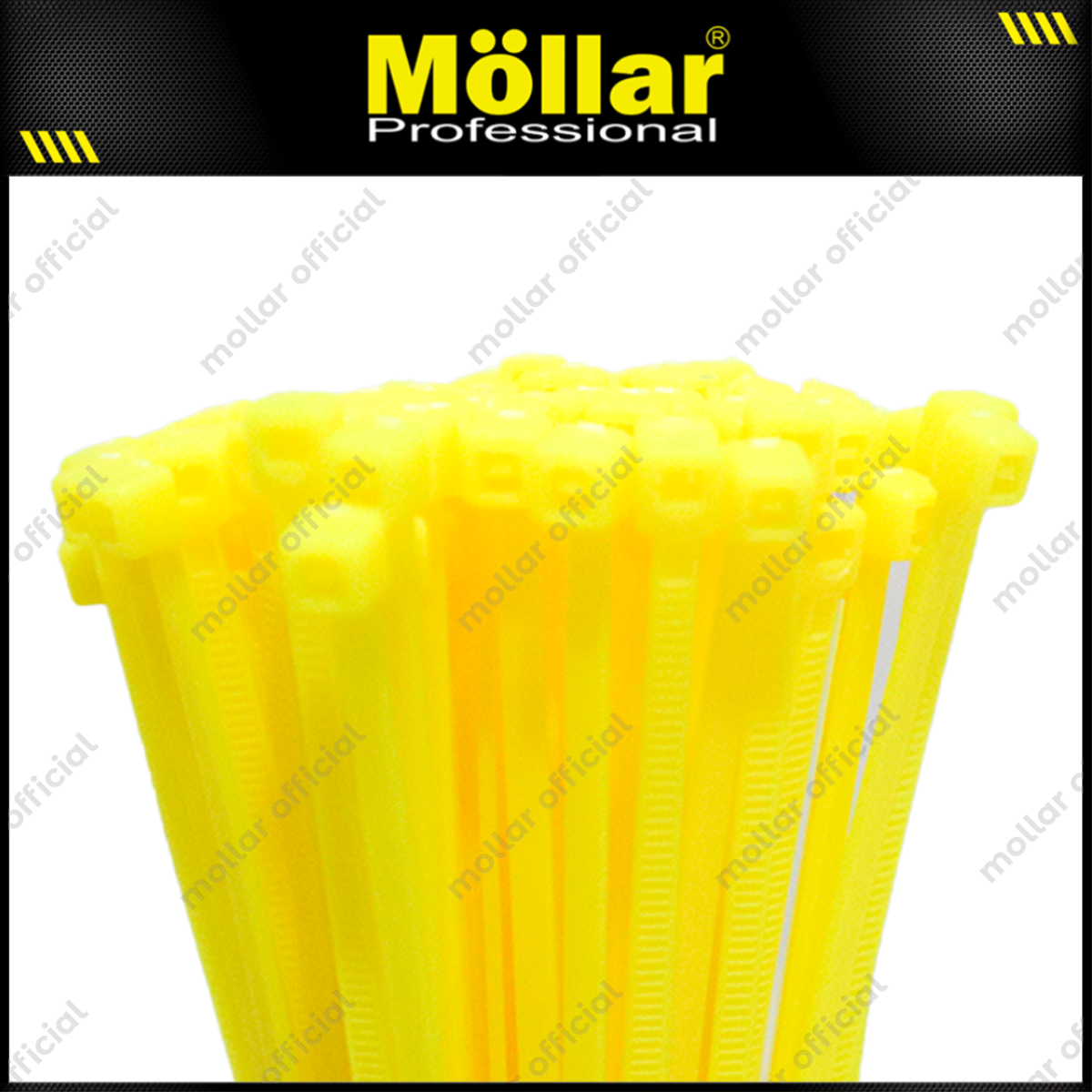 MOLLAR KT-25200 Kabel Ties 2.5x200 mm Kuning