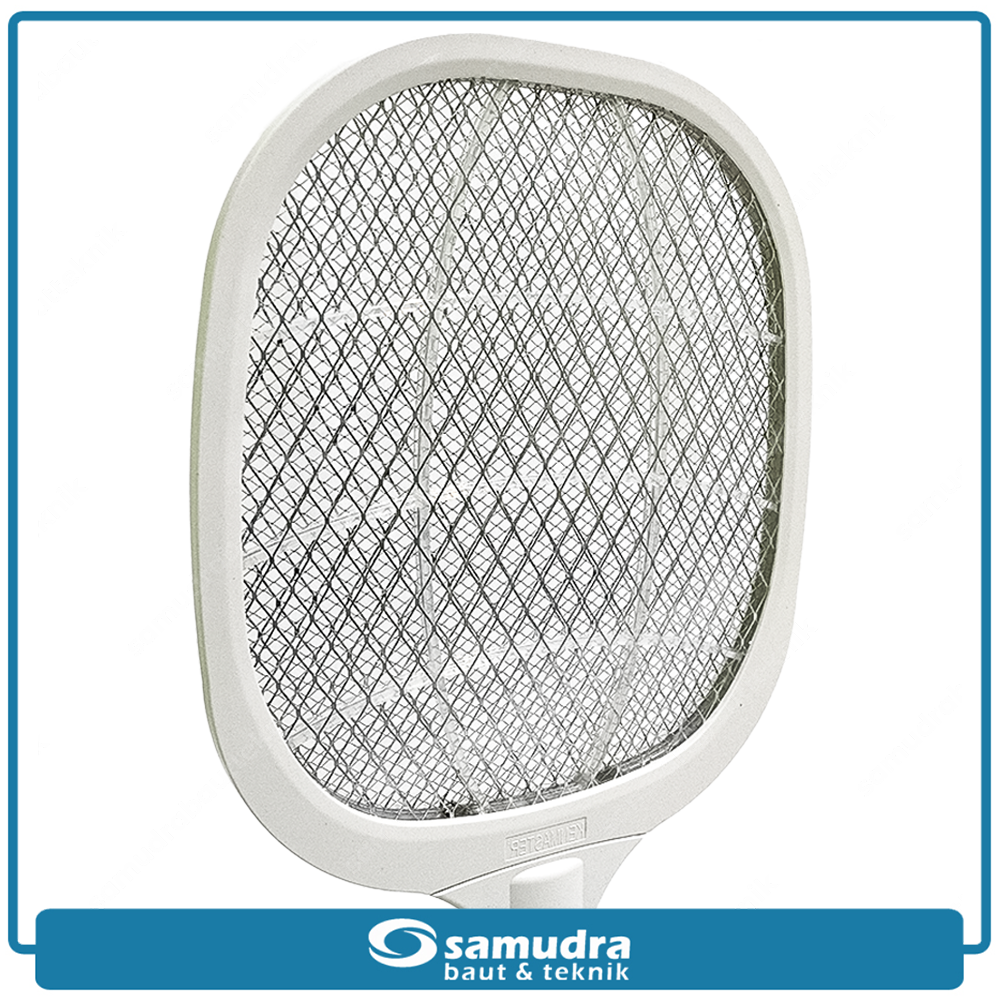 KENMASTER MOSQ-028 Raket Nyamuk KM-108 + Lampu LED UV