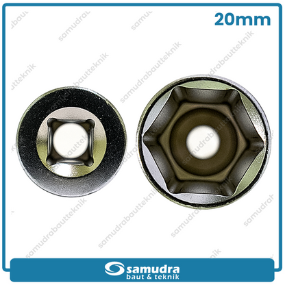 LIPPRO 3101M-20 Mata Sok 1/2" 6PT 20 mm