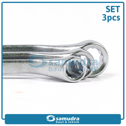 TEKIRO WR-SE1645 Kunci Ring Set 3 pcs (10-15 mm)