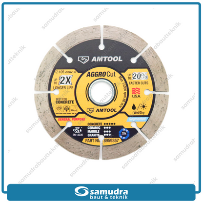 AMTOOL 8959357 Diamond Wheel 4" Aggro Cut