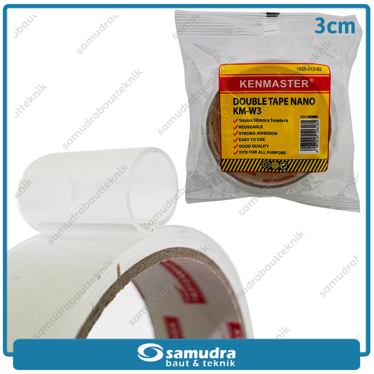 KENMASTER OL-037 Double Tape Nano KM-W3 - 3 cm x 1 meter