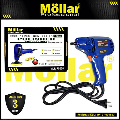 MOLLAR P5000 Mesin Poles Listrik 5" / Polisher