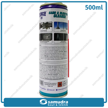 REXCO 81 Carb & Injector Cleaner 500 ml