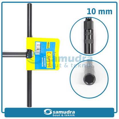 LIPPRO 886-10 Kunci Sok T Hitam 10 mm