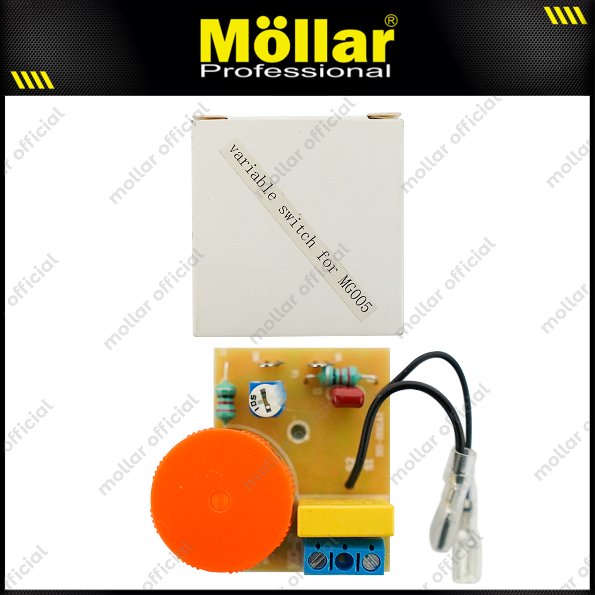 MOLLAR Variable Switch Mesin Mini Grinder MG005