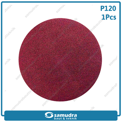 MST MST-YF-VS-412 Amplas Velcro Bulat No. 120 Mesin Gerinda 4"