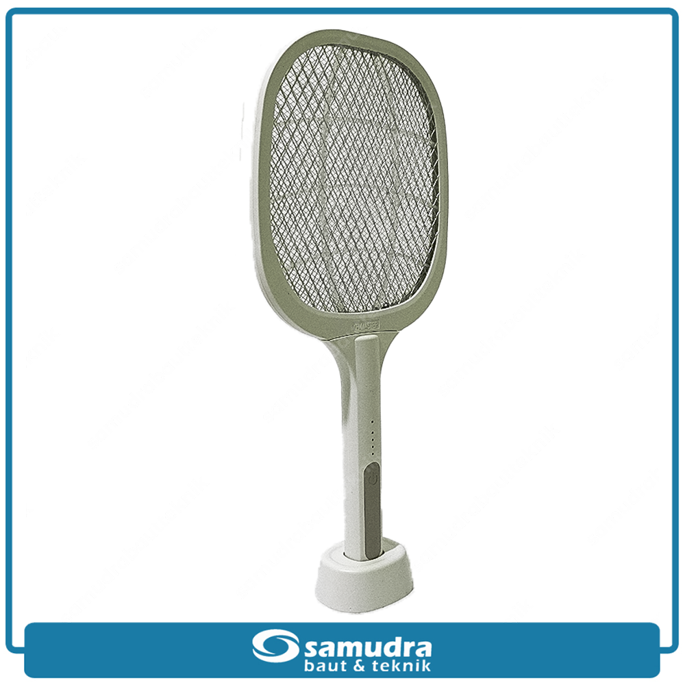 KENMASTER MOSQ-028 Raket Nyamuk KM-108 + Lampu LED UV