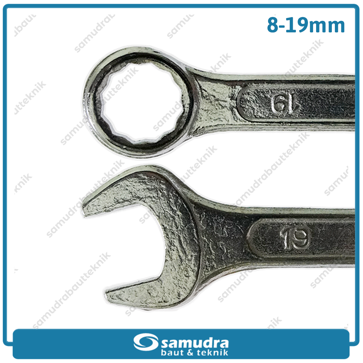 DIAMOND-GC Kunci Ring Pas Set 8 pcs (8-19 mm)