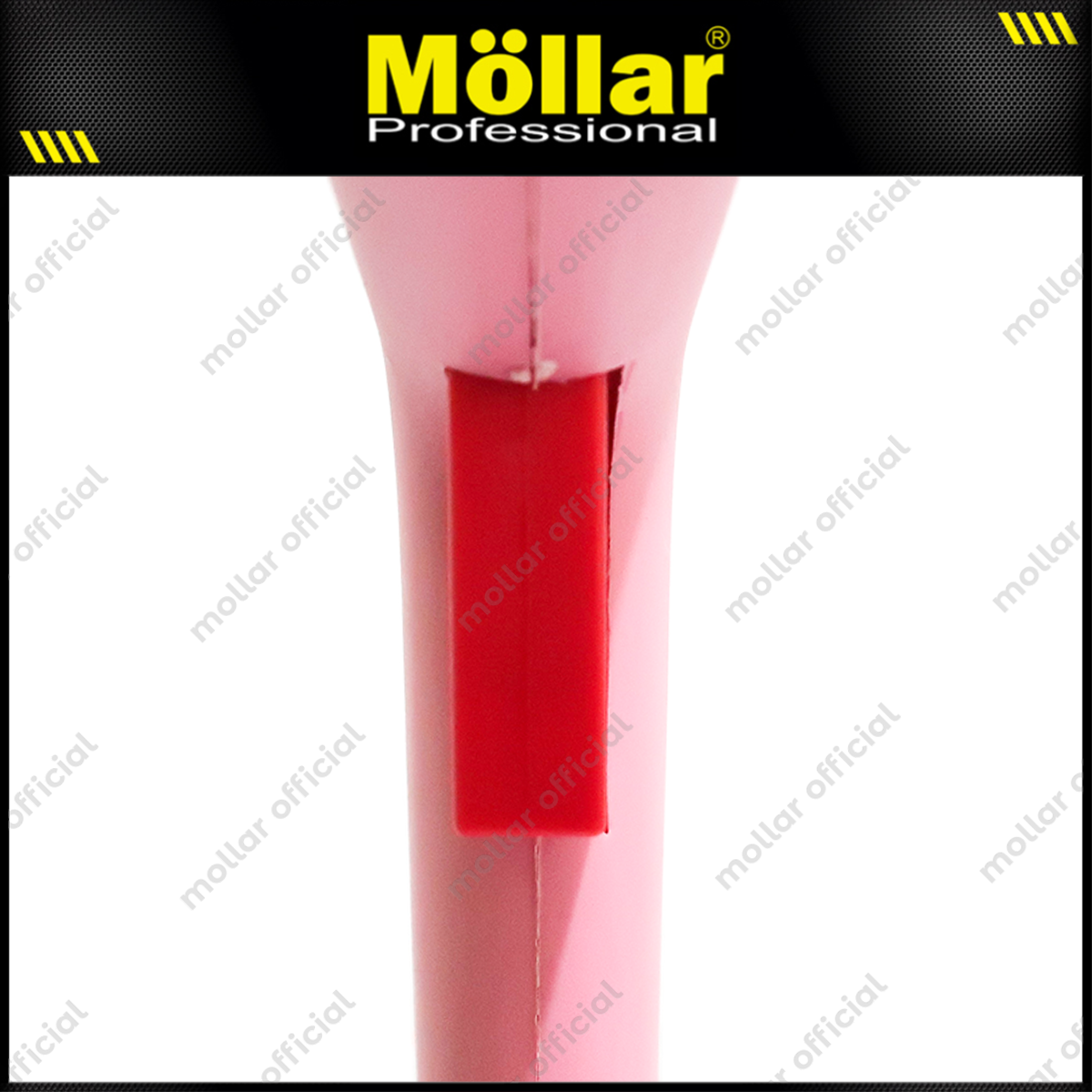 MOLLAR Mesin Lem Tembak Besar 80 Watt / Glue Gun - Pink