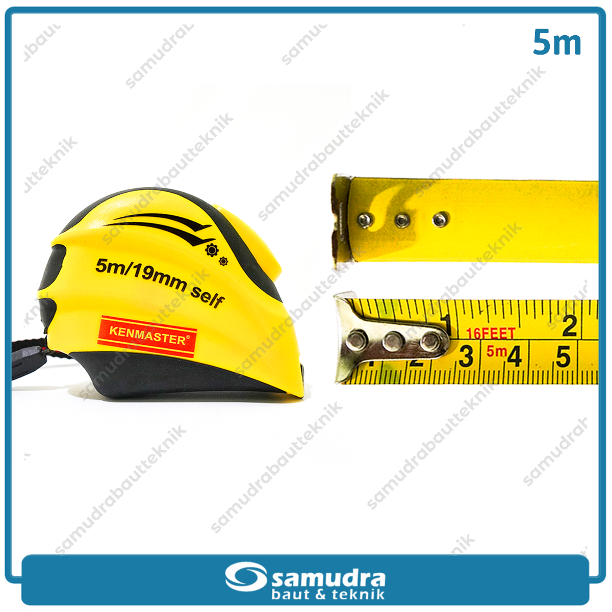 KENMASTER RLMT-057 Meteran Auto Lock 5 meter x 19 mm KM-519