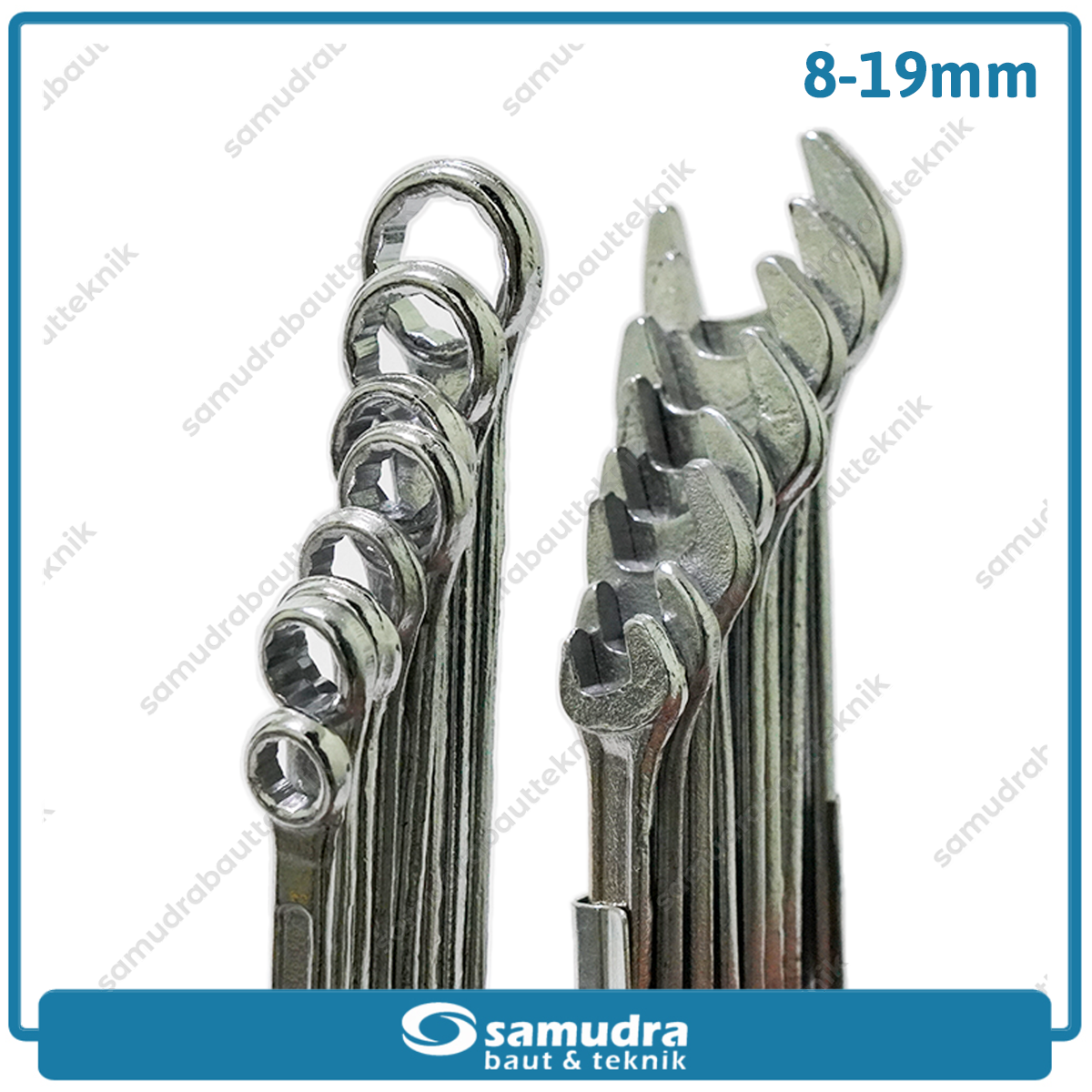 DIAMOND-GC Kunci Ring Pas Set 8 pcs (8-19 mm)