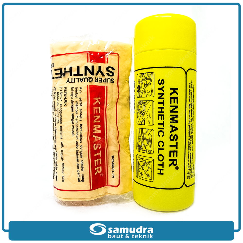 KENMASTER PLAS-001 Lap Kanebo Kuning Box Plastik / Plas Chamois