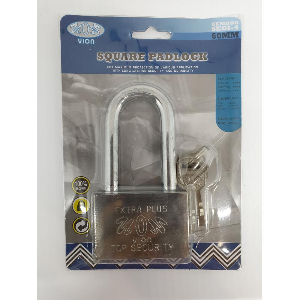 VION Gembok 60 mm Long / Gembok Leher Panjang