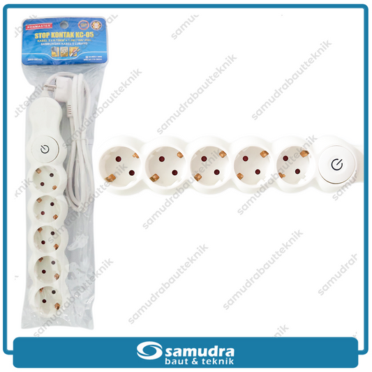 KENMASTER STKA-131 Stop Kontak 5 Lubang KC-05