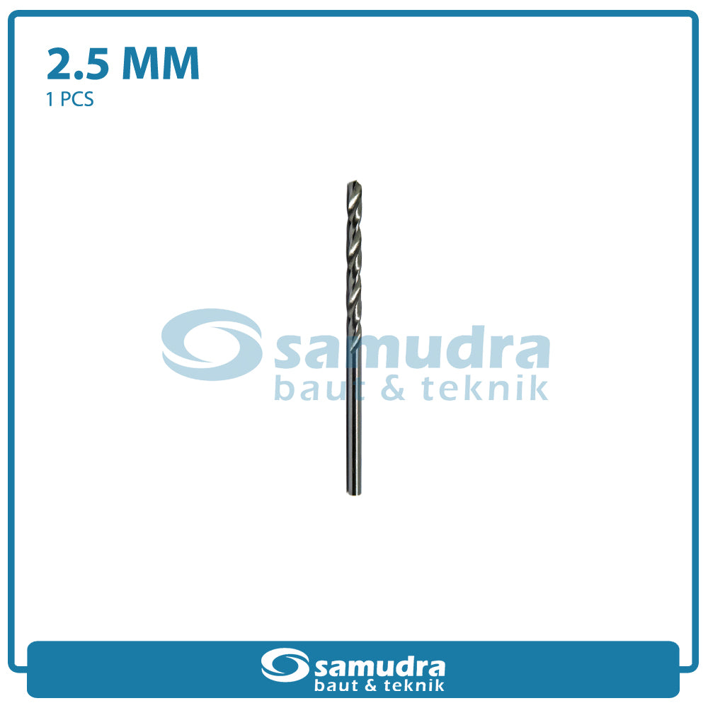 K55 K55-CHBZ-W-2.5 Mata Bor Besi HSS Putih 2.5 mm