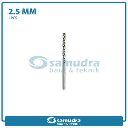 K55 K55-CHBZ-W-2.5 Mata Bor Besi HSS Putih 2.5 mm