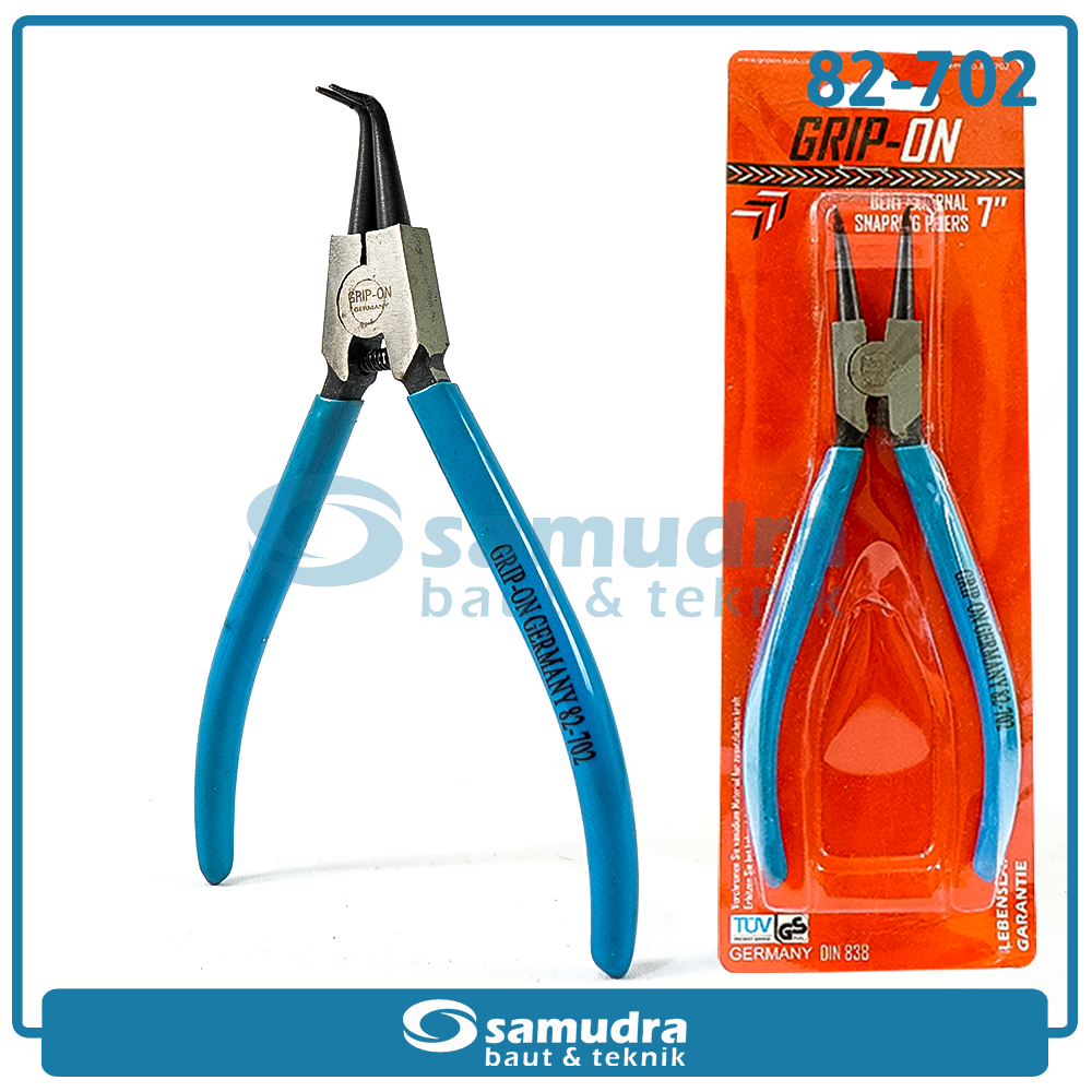 GRIPON 82-702 Tang Spi Bengkok Buka 7" / Tang Snapring Bent External