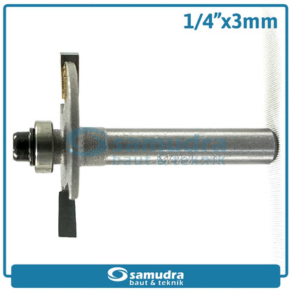 MODERN Mata Profil Sloting Bit 3 mm / Trimmer Bit 1/4"