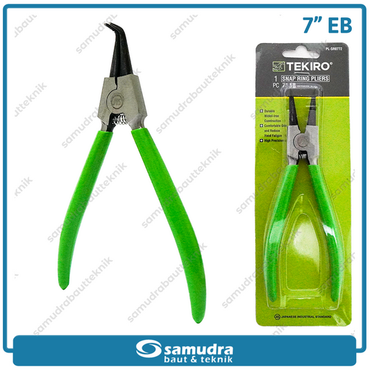 TEKIRO PL-SR0772 Tang Spi Bengkok Buka 7" / Tang Snapring Bent External