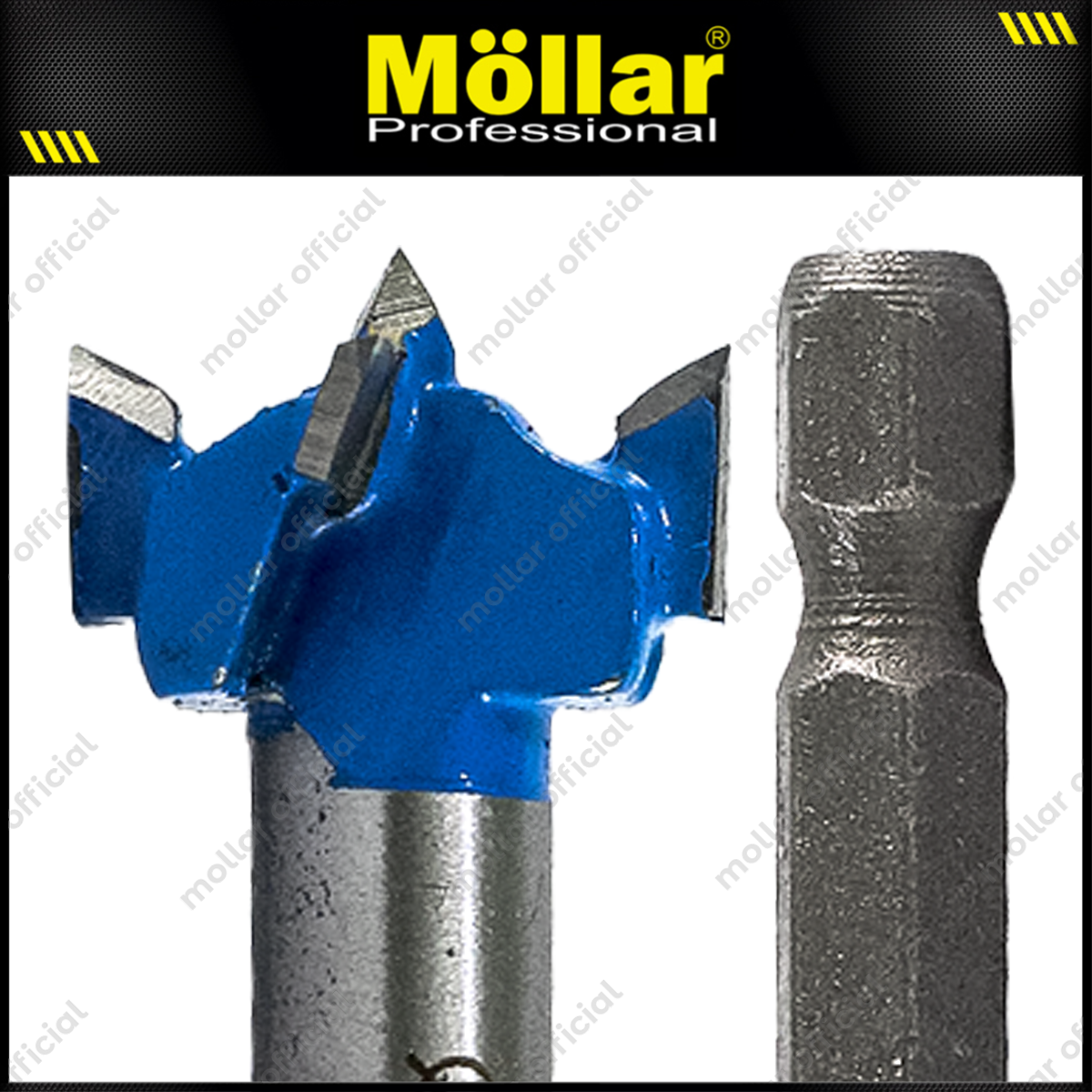 BISON D80981 Mata Bor Kayu Engsel Sendok 19 mm / Forstner Bit