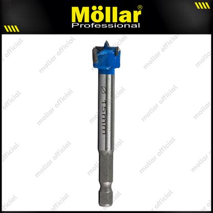 BISON D80981 Mata Bor Kayu Engsel Sendok 15 mm / Forstner Bit