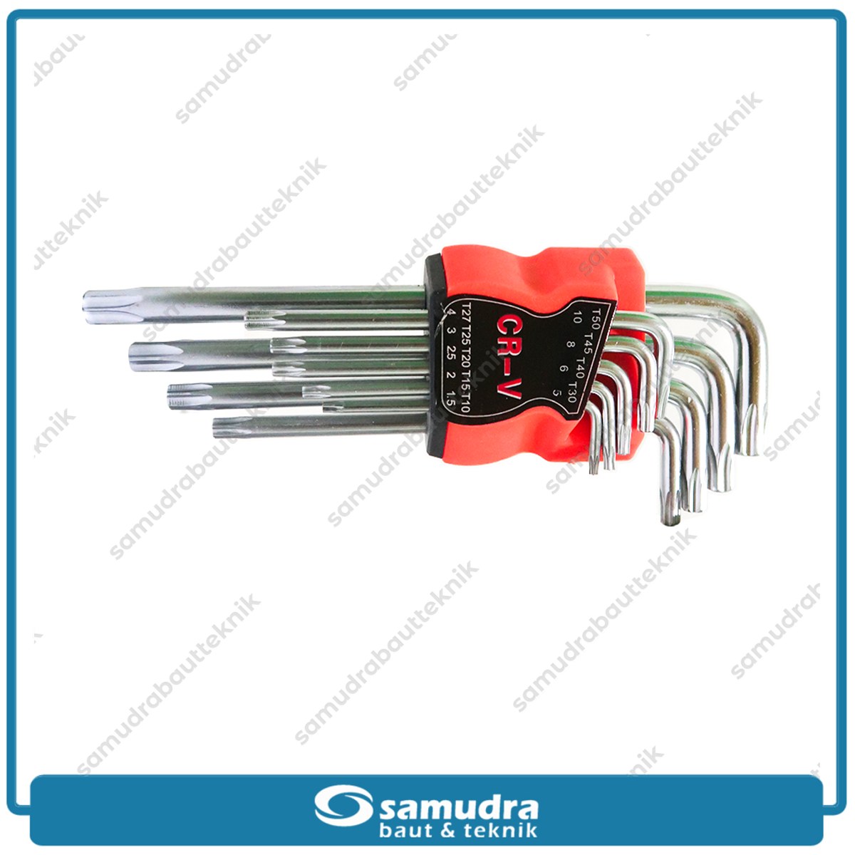 K55 ER-THS-2EP Kunci L Set Panjang 9 pcs Long Bintang T10-T50