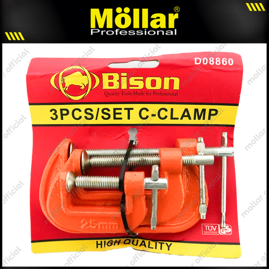 BISON D08860 Klem C Set 3 pcs