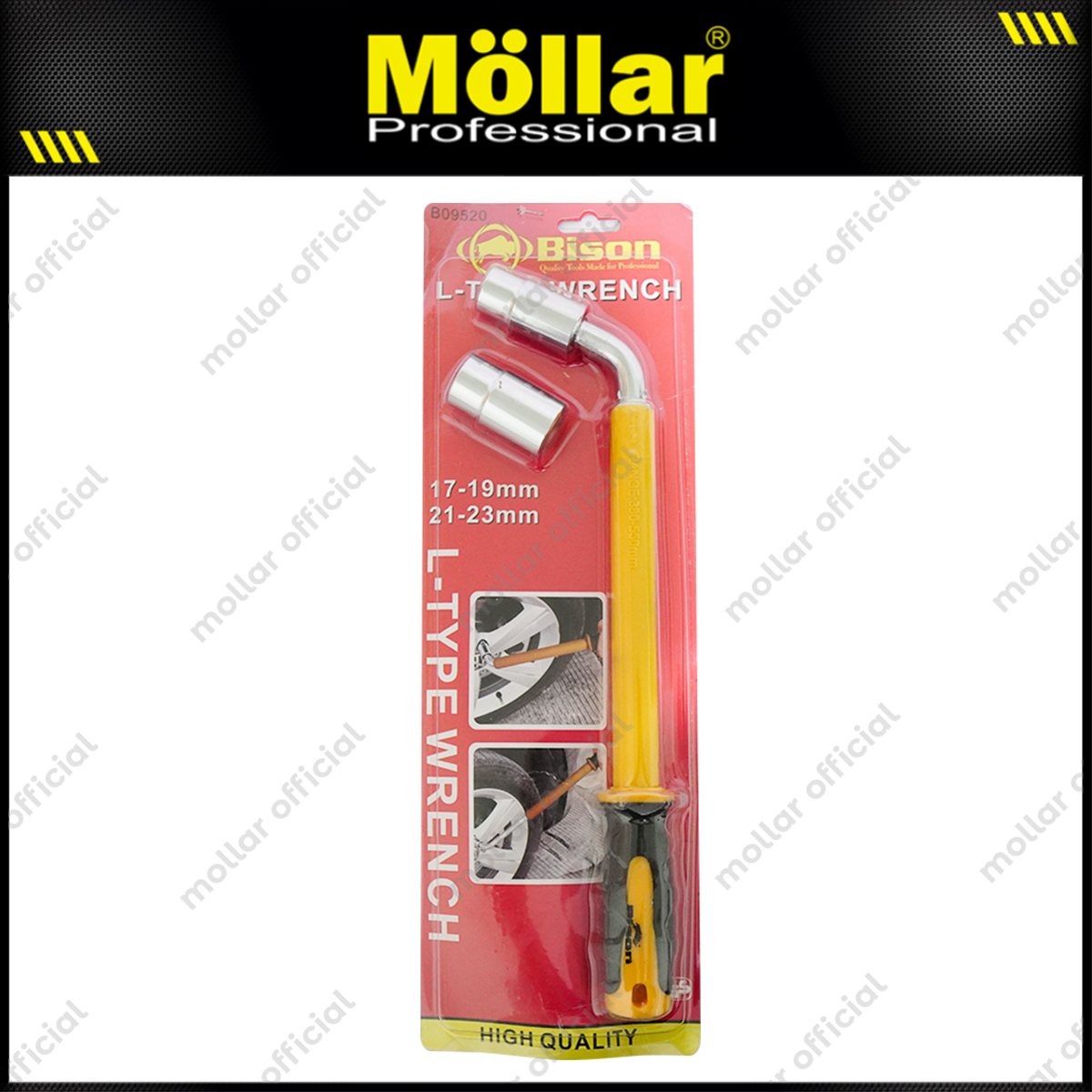 BISON B09520 Kunci Roda Tarik 17x19 mm & 21x23 mm