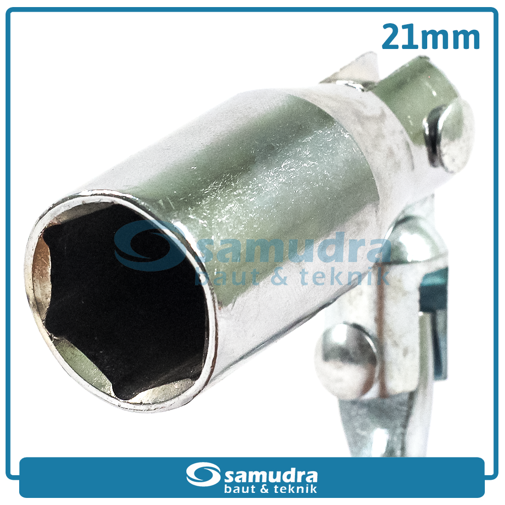 GRIPON 88-221 Kunci Sok T Busi Fleksibel Spiral 21 mm