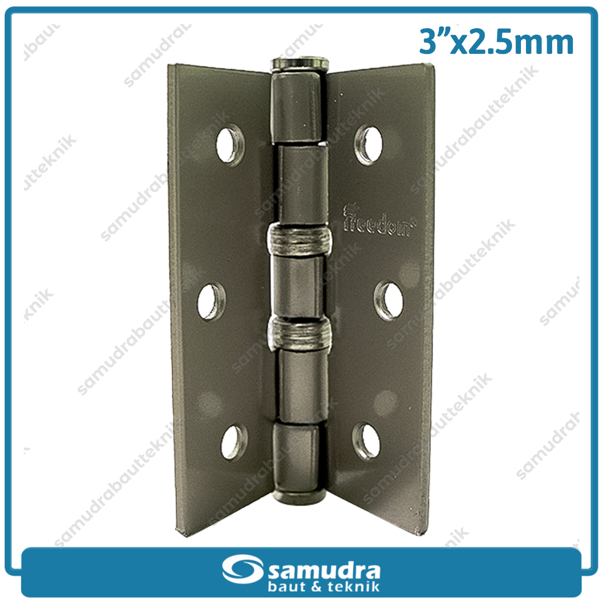 FREEDOM Engsel Pintu Tebal Rata 3" x 2.5 mm