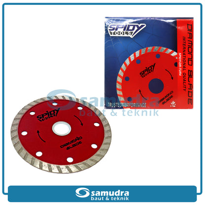 SPIDY SPIDY-DR-TUR4 Mata Potong Keramik Turbo 4" / Diamond Wheel