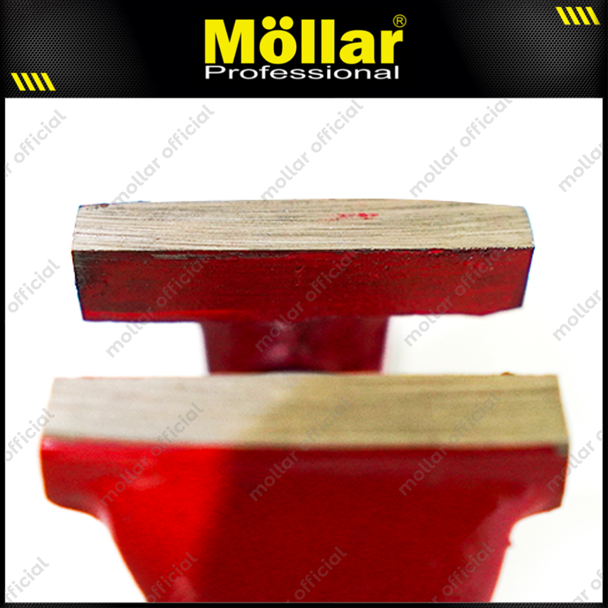 HDT Catok Meja Mini 40 mm / Tanggem Fixed Based Merah