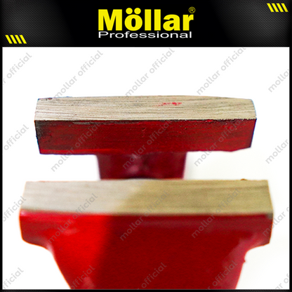 HDT Catok Meja Mini 40 mm / Tanggem Fixed Based Merah