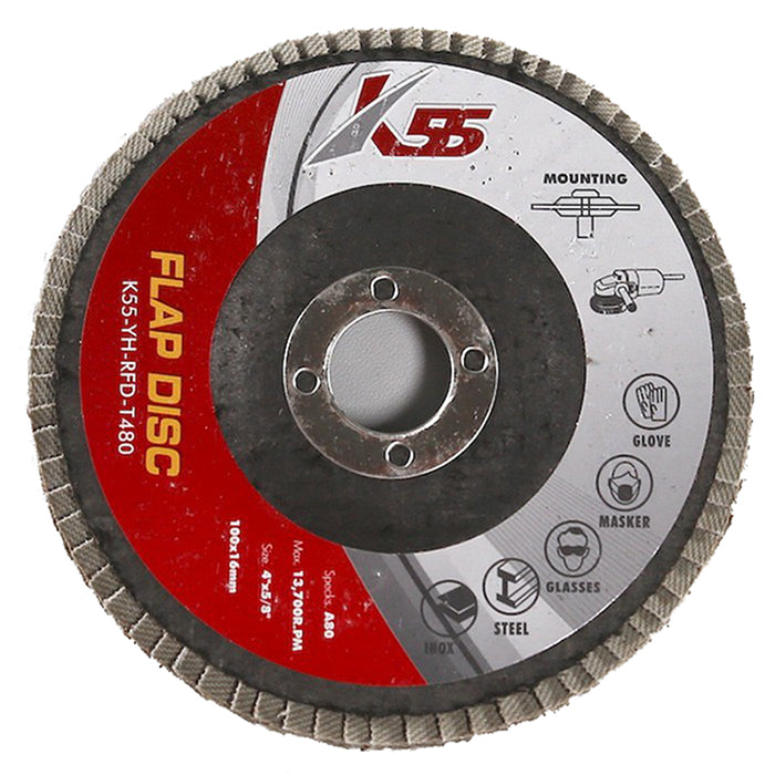 K55 K55-YH-RFD-T480 Amplas Susun No. 80 / Flap Disc