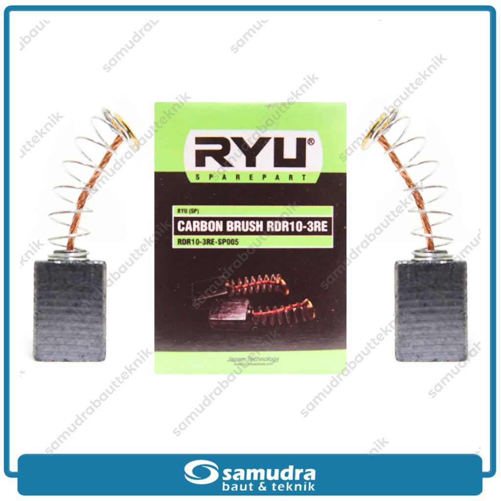 RYU Carbon Brush Mesin Bor Listrik untuk RDR10-3RE