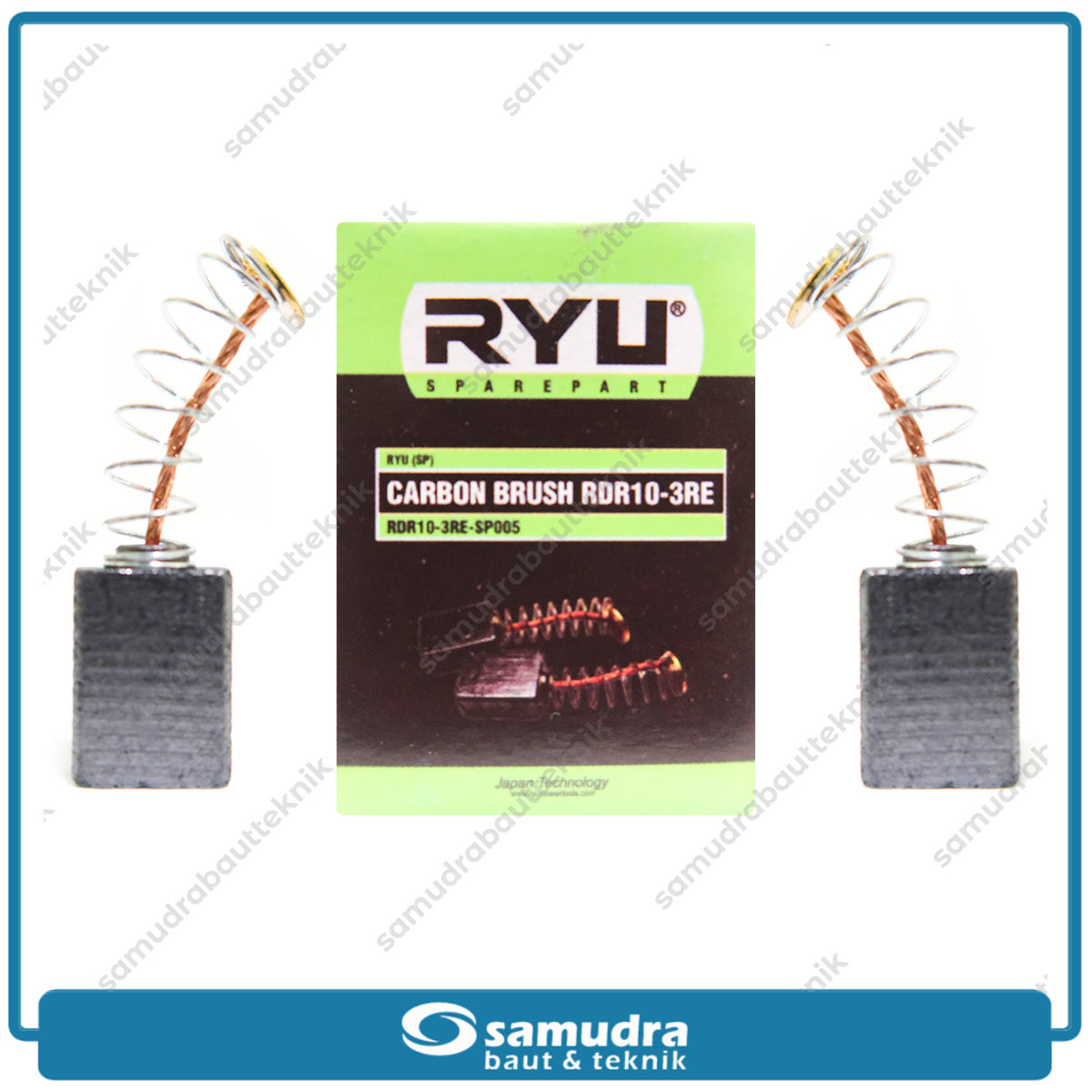 RYU Carbon Brush Mesin Bor Listrik untuk RDR10-3RE