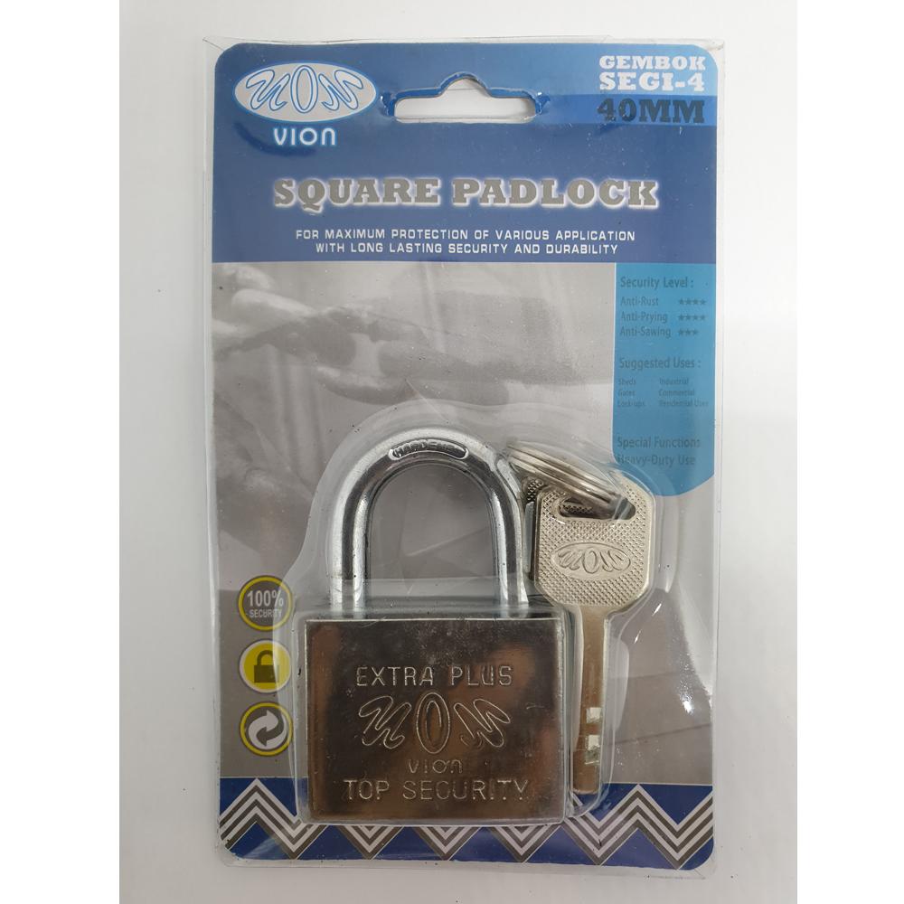 VION Gembok 40 mm Short / Gembok Leher Pendek