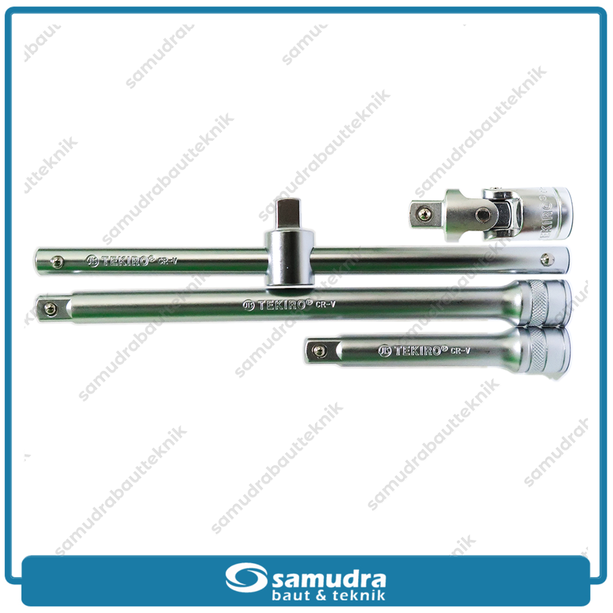 TEKIRO SC-SE0599 Kunci Sok Set 24 pcs 12PT 8-32 mm Box Kaleng